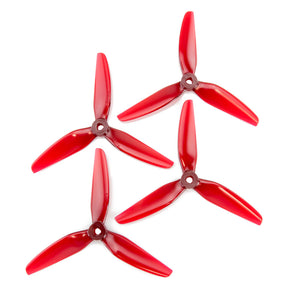 HQProp DP 5.1X3.1X3 Propeller (Set of 4 - Red)