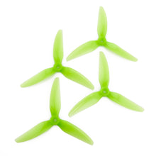 Load image into Gallery viewer, HQProp DP 5x4.5x3V1S PC - 3 Blades (Set of 4 - Light Green)