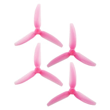 Load image into Gallery viewer, HQProp DP 5x4.3x3 PC V1S Light Pink Propeller - 3 Blade (2CW+2CCW/Bag)
