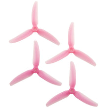 Load image into Gallery viewer, HQProp DP 5x4x3 PC V1S Light Pink Propeller - 3 Blade (2CW+2CCW/Bag)