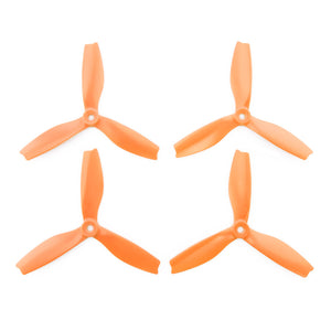 HQProp DPS Orange 5x4x3 Propeller - 3 Blade (Set of 4 - Nylon)