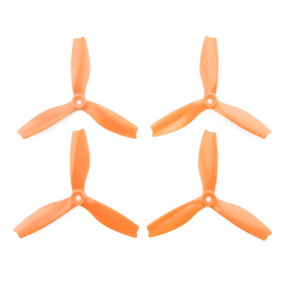 HQProp DPS Orange 5x4x3 Propeller - 3 Blade (Set of 4 - Nylon)