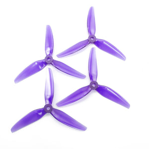 HQProp DP 5.1X4.6X3 Propeller (Set of 4 - Light Purple)