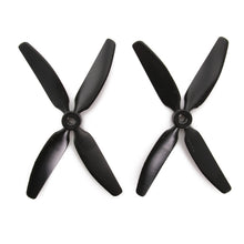Load image into Gallery viewer, HQ Dragonfly 5x4x4RB CW Propellers - 4 Blade (Set of 2 - Black)