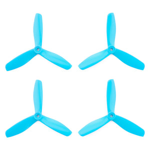 HQProp DPS Blue 5x4.5x3 V2 Propeller - 3 Blade (Set of 4 - Nylon)