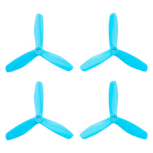 Load image into Gallery viewer, HQProp DPS Blue 5x4.5x3 V2 Propeller - 3 Blade (Set of 4 - Nylon)