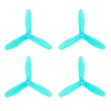 Load image into Gallery viewer, HQProp DPS Light Blue 5x4.5x3 PC V2 Propeller - 3 Blade (Set of 4 - PC)