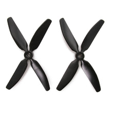 Load image into Gallery viewer, HQ Dragonfly 5x4x4B CCW Propellers - 4 Blade (Set of 2 - Black)
