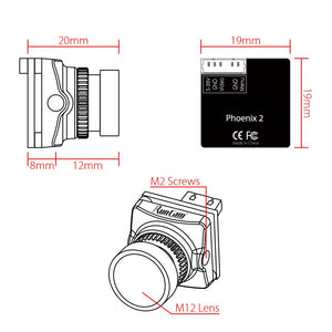 Runcam Phoenix 2 1000TVL FPV Camera - Lumenier Edition (White)