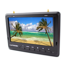 Load image into Gallery viewer, 7&quot; Lumenier Ultra-Thin IPS Panel FPV Monitor w/ 5.8GHz 32CH Diversity Rx, Battery