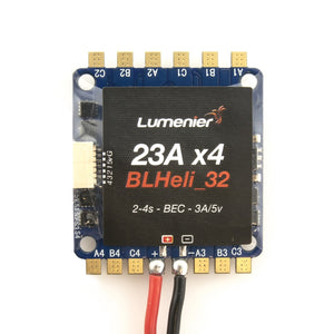 Lumenier BLHeli_32 32bit 23A 4-in-1 ESC 2-4s w/ BEC 3A/5v, DSHOT 1200