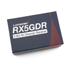 Load image into Gallery viewer, Lumenier RX5GDR V2 48CH 5.8G AV Diversity Receiver with Raceband