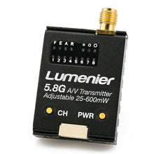 Load image into Gallery viewer, Lumenier TX5GA 5.8GHz Adjustable RF Power (25-600mw) FPV Transmitter
