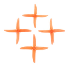 Load image into Gallery viewer, DAL 5x4 4 Blade Propeller Q5040 (Set of 4 - Crystal Orange)