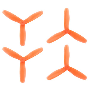 DAL 5x4.5 - 3 Blade Bullnose Propeller - V2 T5045 (Set of 4 - Crystal Orange)