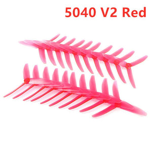 10 Pairs GEPRC 5040 V2 / 3042 5Inch/3x4.2 Inch CW CCW 3 Blade Propellers For RC Quadcopter Models Toys Spare Part DIY Accs