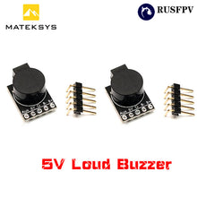 Load image into Gallery viewer, Matek Lost Model Beeper Flight Controller 5V Loud Buzzer Built-in MCU for Multirotor FPV Racing Drone Quadcopter Airplane