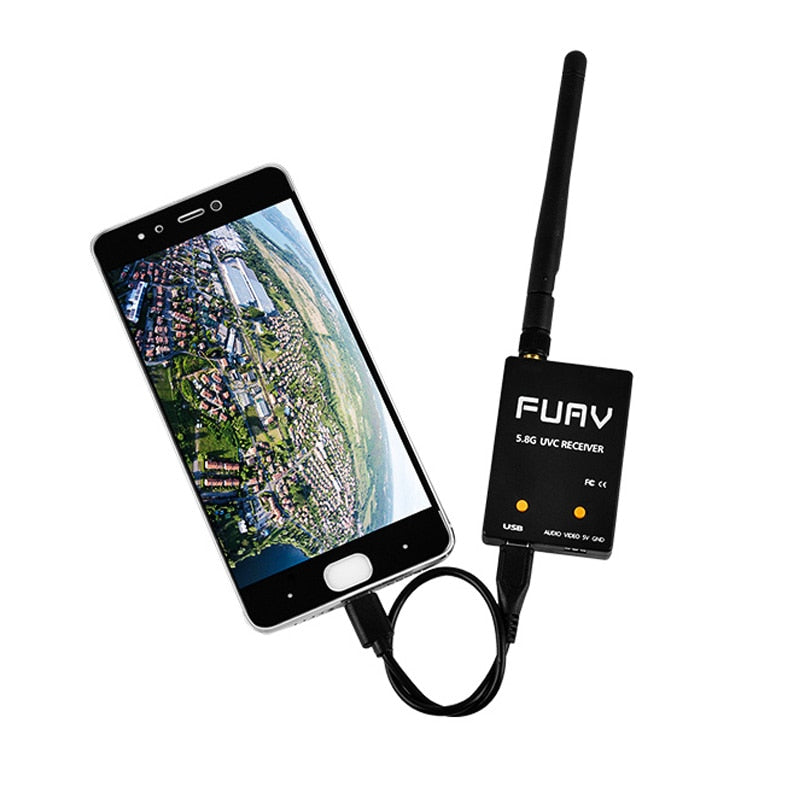 FPV USV OTG 5.8G 150CH Full Channel FPV Receiver W/Audio For Android Smartphone
