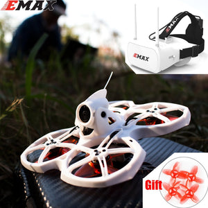 Emax Tinyhawk S II Indoor FPV Racing Drone with F4 16000KV Nano2 camera and LED Support 1/2S Battery 5.8G FPV Glasses RC Plane