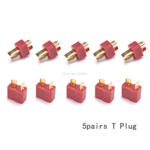 5 Pairs/lot XT30 XT30U XT30UPB / XT60 / XT90 / T plug / MPX / EC2 EC3 EC5 Bullet Connector Male / Female for FPV RC Lipo Battery