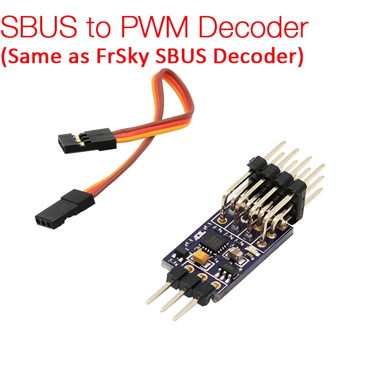 SBUS TO PWM DECODER FOR FRSKY RXSR XM+ XSR RECEIVERS SBUS TO PWM SIGNAL OUTPUT