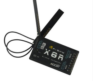 Free Shipping FrSky X8R 2.4G S.Port 8/16ch Telemetry Receiver X8R for Taranis  X9D X9D PLUS- PCB Antenna