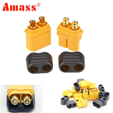 50 pair Amass XT60+ Plug Connector With Sheath Housing Male & Female For RC Lipo Battery FPV Quadcopter
