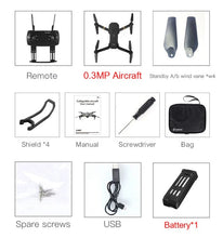 Load image into Gallery viewer, Eachine E58 WIFI FPV With Wide Angle HD Camera High Hold Mode Foldable Arm RC Quadcopter Drone RTF VS VISUO XS809HW JJRC H37