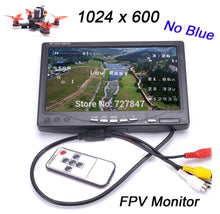 Load image into Gallery viewer, Newest IPS 7 inch LCD TFT FPV 1024 x 600 Monitor Screen Remote control FPV Monitor Photography Sunhood for Ground Station