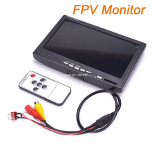 Load image into Gallery viewer, Newest IPS 7 inch LCD TFT FPV 1024 x 600 Monitor Screen Remote control FPV Monitor Photography Sunhood for Ground Station