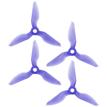 Load image into Gallery viewer, RaceKraft 3076 Clear Purple 3-Blade (Set of 4)
