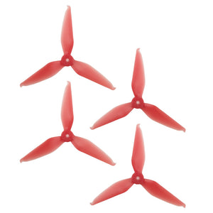 RaceKraft 5046 Tri-Blade (Set of 4 - Clear Red)