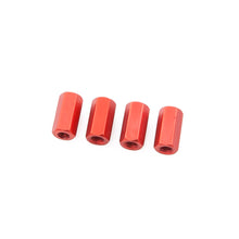 Load image into Gallery viewer, Red Hex Standoffs 10mm (4 pcs)
