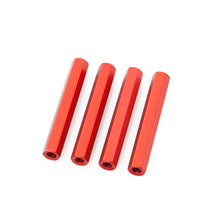 Load image into Gallery viewer, Red Hex Standoffs 35mm (4 pcs)