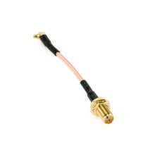 Load image into Gallery viewer, 7cm SMA Female to 90 Degree MMCX Male Cable