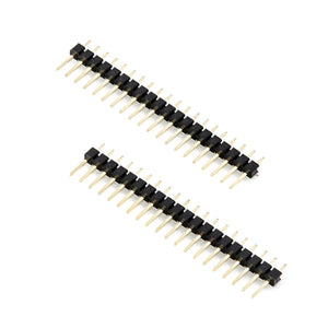 Straight Pin Header 1 Row, 20 Pin, 2.54mm Pitch (2pcs)