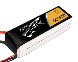 TATTU 6000mAh 4s 35c Lipo Battery (XT60)