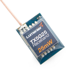 Lumenier TX5G25 Mini 25mW 5.8GHz FPV Transmitter with Raceband (w/ pigtail SMA)