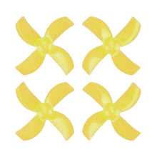 Load image into Gallery viewer, BETAFPV 31mm 4-Blade Whoop Propellers (1.0mm Shaft - Yellow)