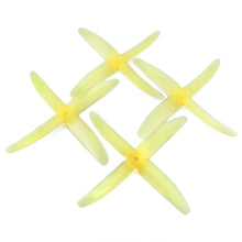 Load image into Gallery viewer, RaceKraft 5x4 Clear 4 Blade (Set of 4 - Yellow)