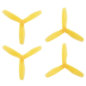 DAL 5x4.5 - 3 Blade Bullnose Propeller - V2 T5045 (Set of 4 - Crystal Yellow)